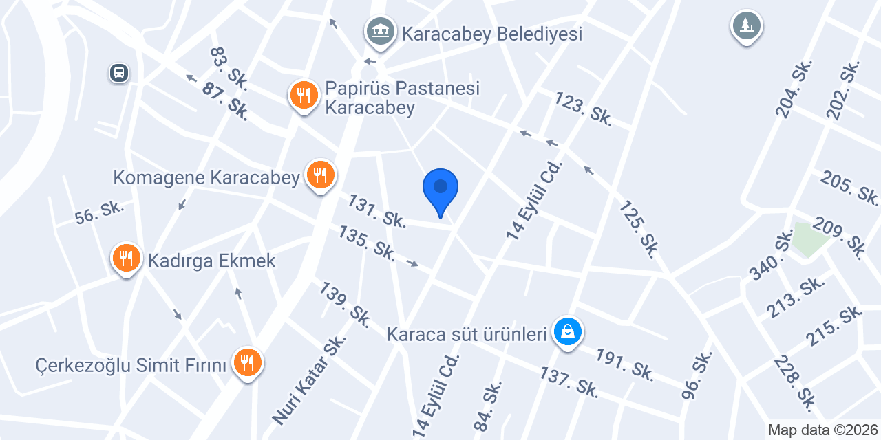 Şahin hediyelik konumu