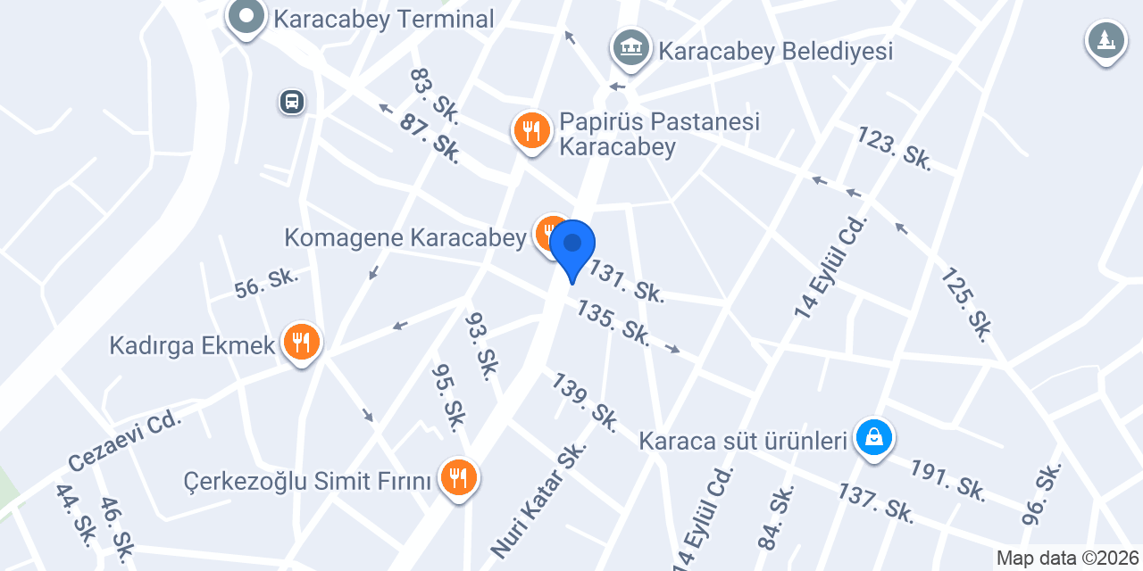 Sürat Kargo Karacabey Şube konumu