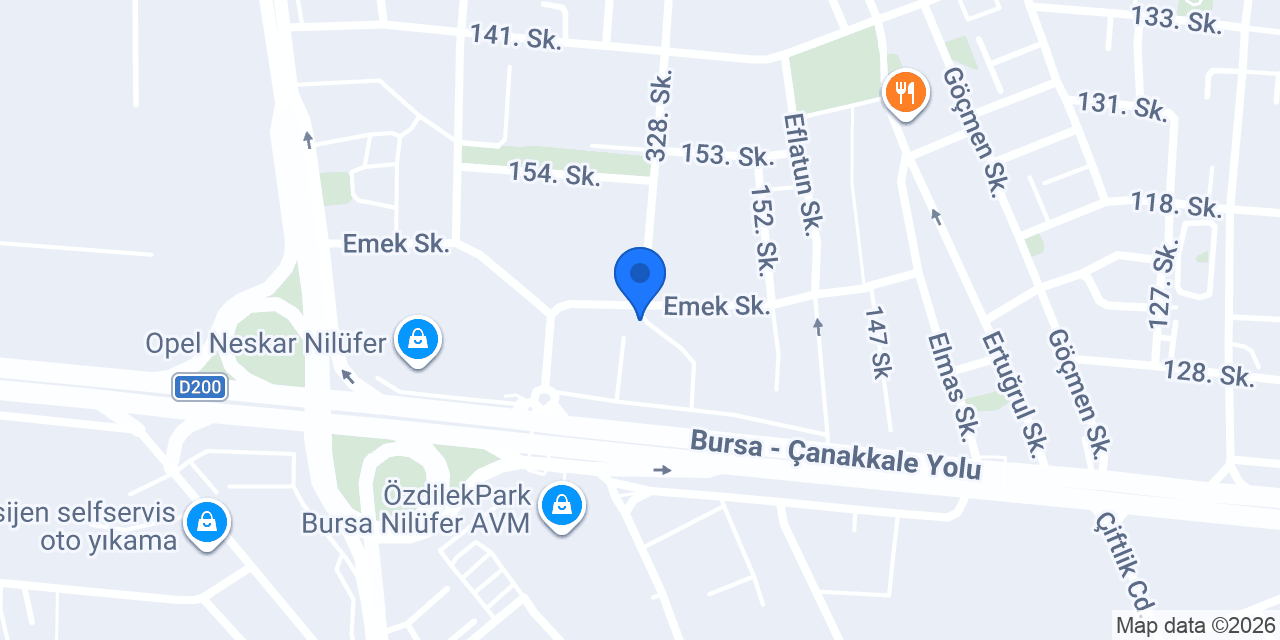 Bursa Masaj Salonu - Nilüfer Görükle konumu