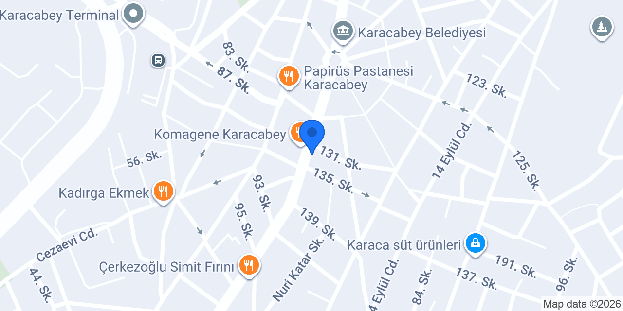 TEB Karacabey Şubesi konumu