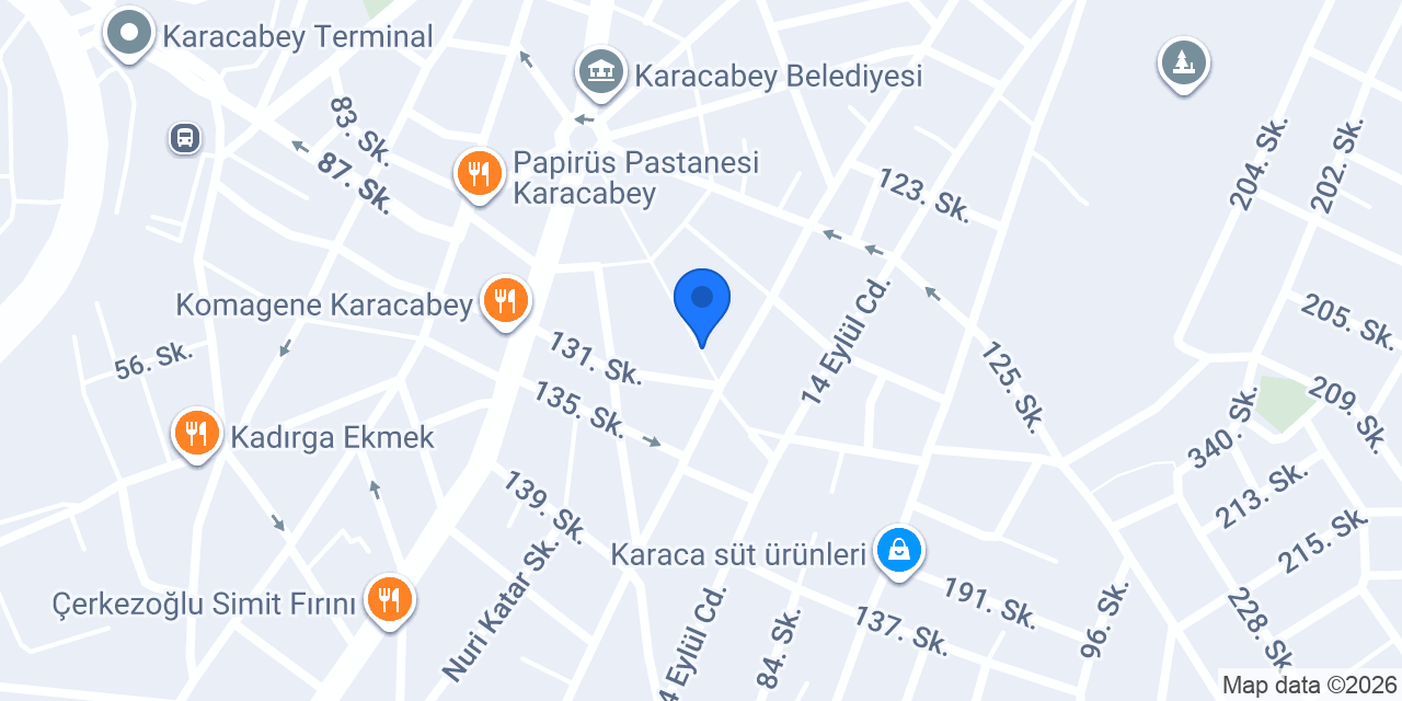 Evim Tekstil konumu