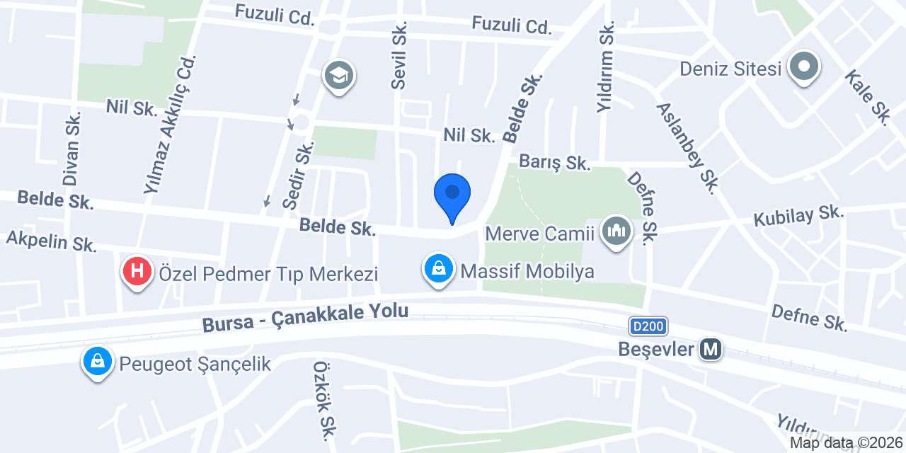 Bahçekent Sitesi konumu