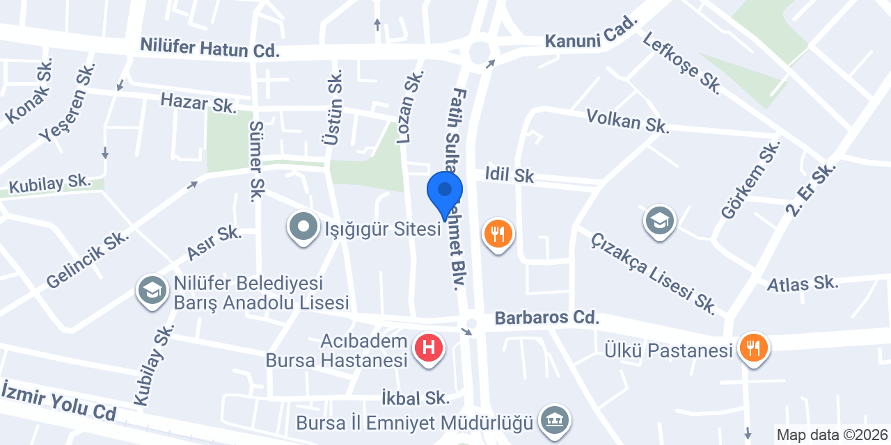 Bursa Aktif Yönetim konumu