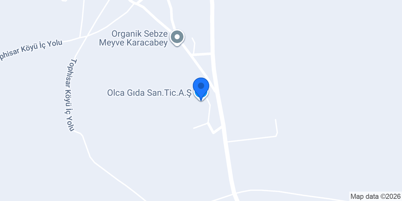 Olca Gıda San.Tic.A.Ş konumu