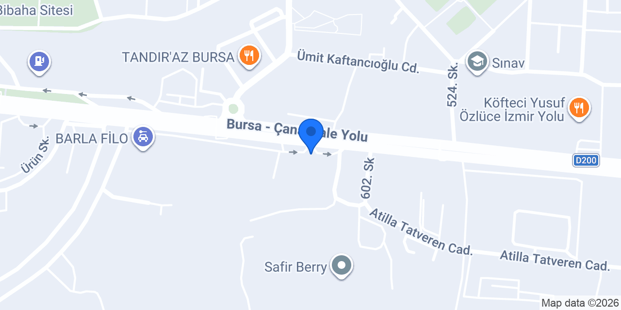 Petrol Ofisi konumu