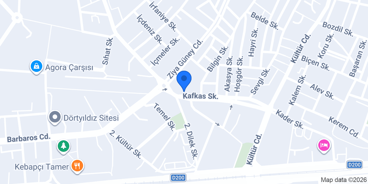 Ata Market konumu