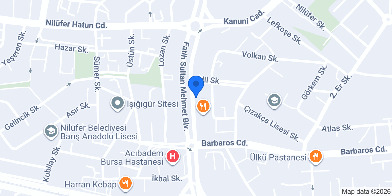 Alfa Sağlık Evde Bakım Merkezi konumu