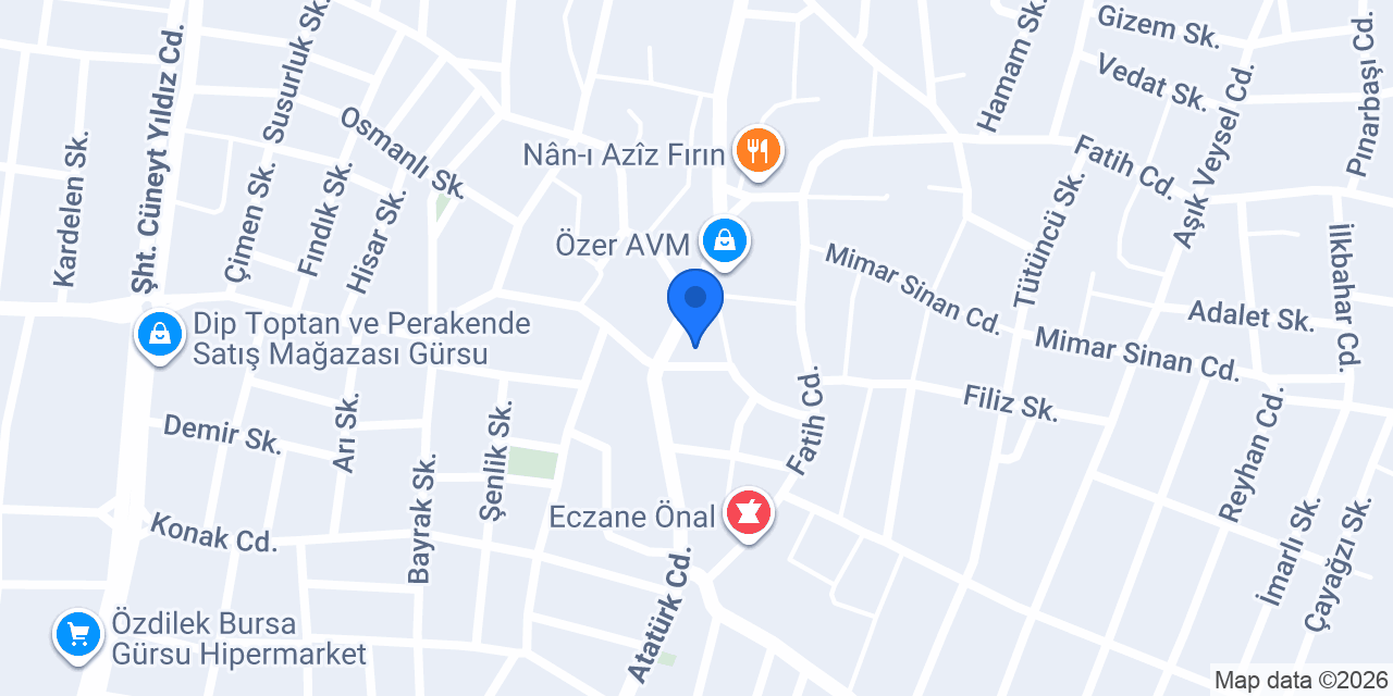 Özmen Emlak İnşaat konumu