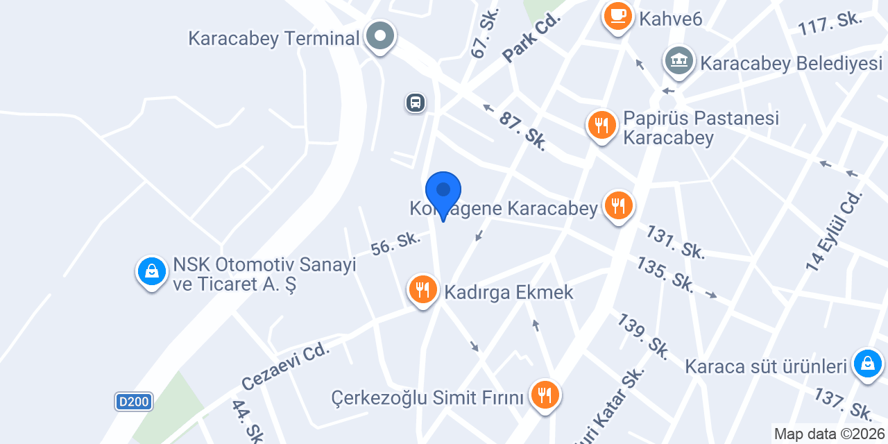 Karacabey Veteriner Polikliniği konumu