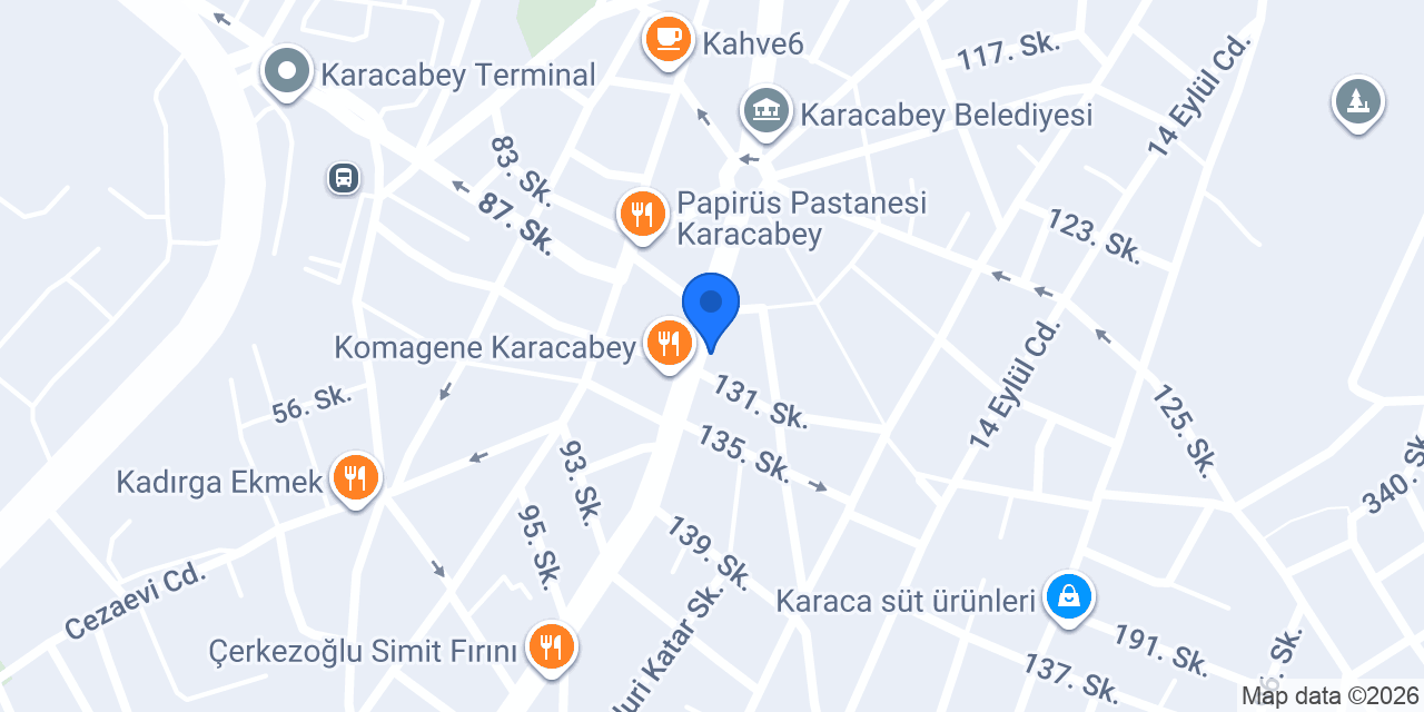 Kuveyt Türk Karacabey Şubesi konumu