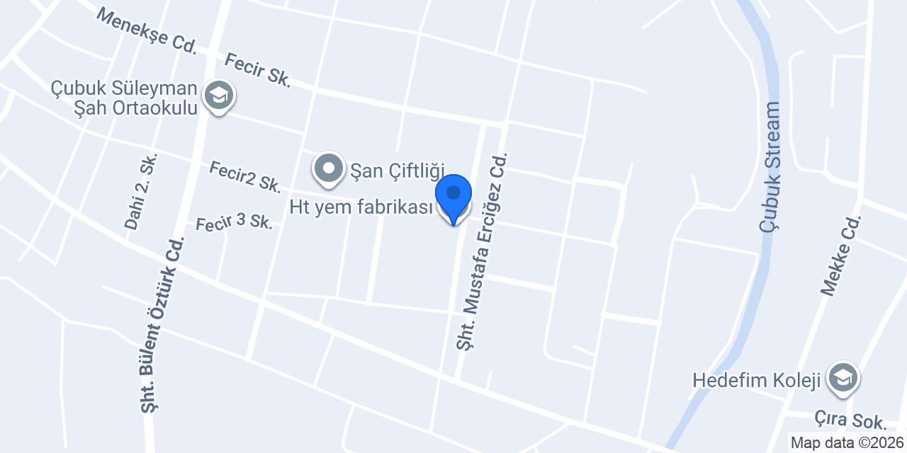 Ht yem fabrikası konumu