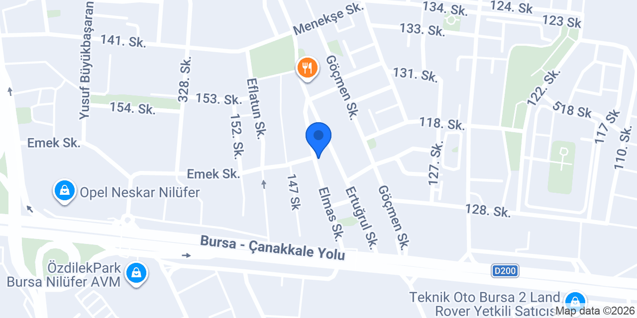 Bursa Elektrikçi & Elektrik Arıza Servisi Emre Elektrik konumu