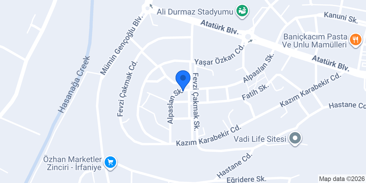 Şahin Market konumu