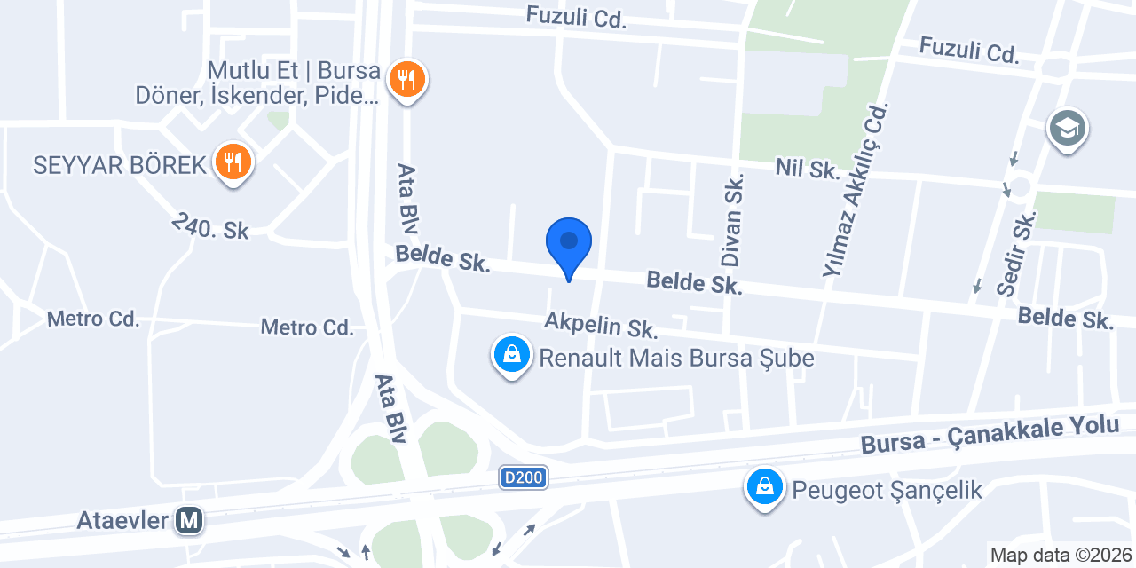 Bex Fitness Center konumu