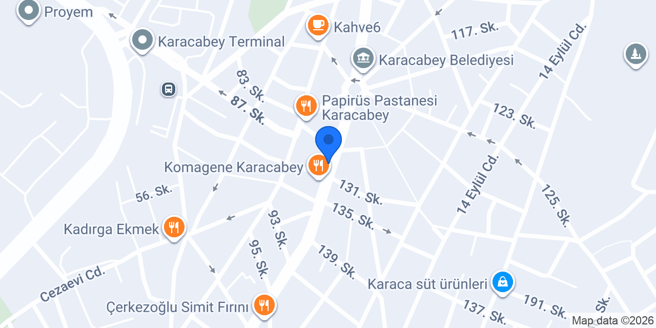 Halkbank Karacabey Şubesi konumu