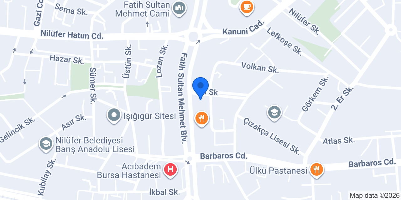 Özdemiroğlu Baklava - FSM Şubesi konumu