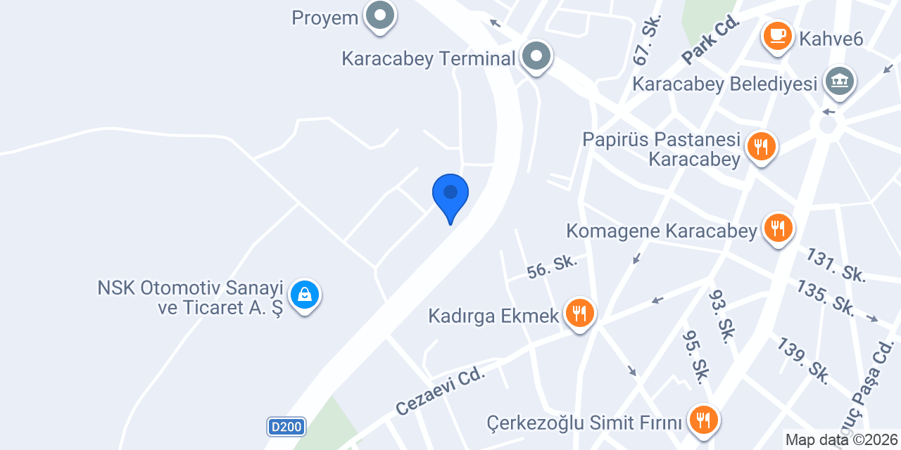 Pilot Garage Oto Ekspertiz Karacabey konumu