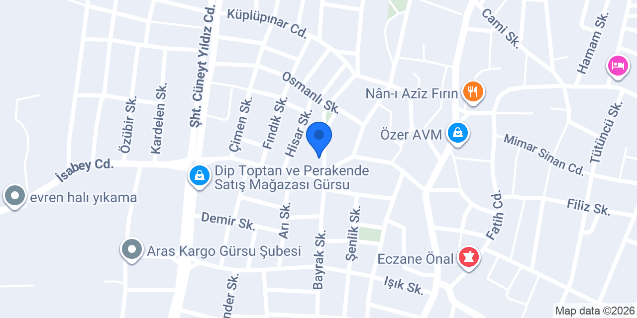 RMZ ÖZKAN İNŞAAT TEKSTİL konumu