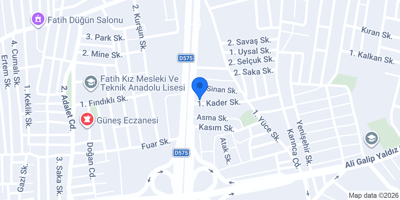 Öziş Dizayn konumu