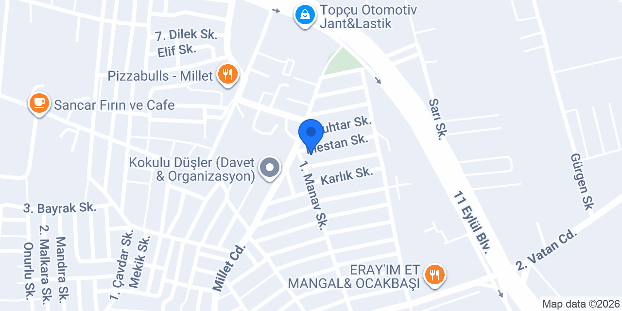 Polimak İnşaat Malzemeleri konumu