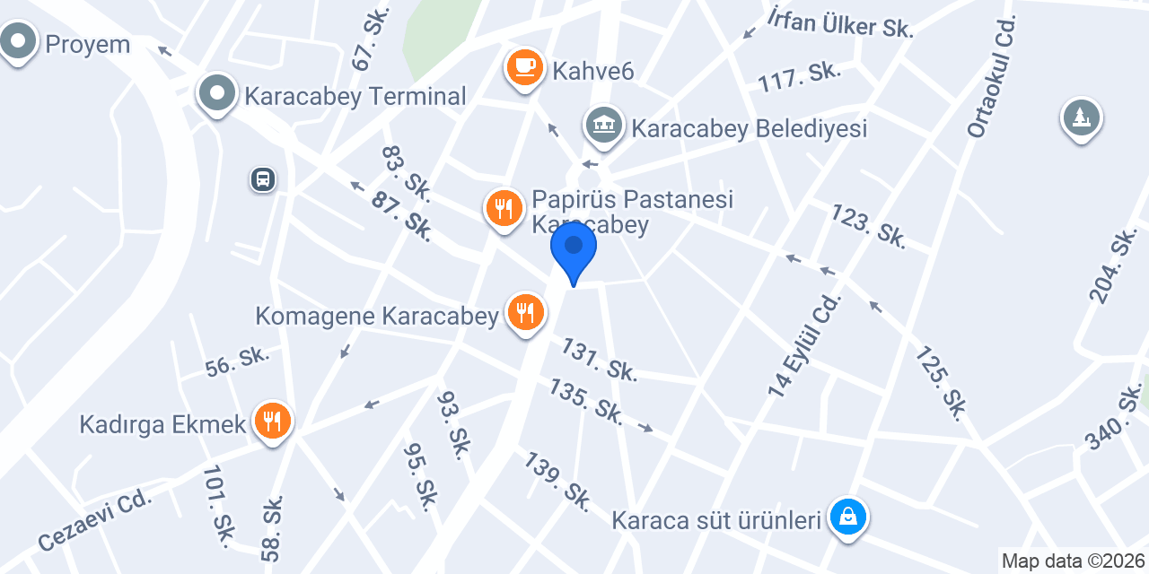 Garanti BBVA Karacabey Şubesi konumu