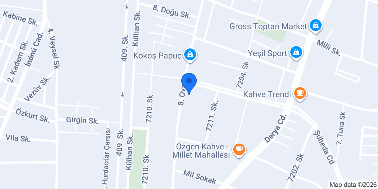 Burçay Gıda konumu