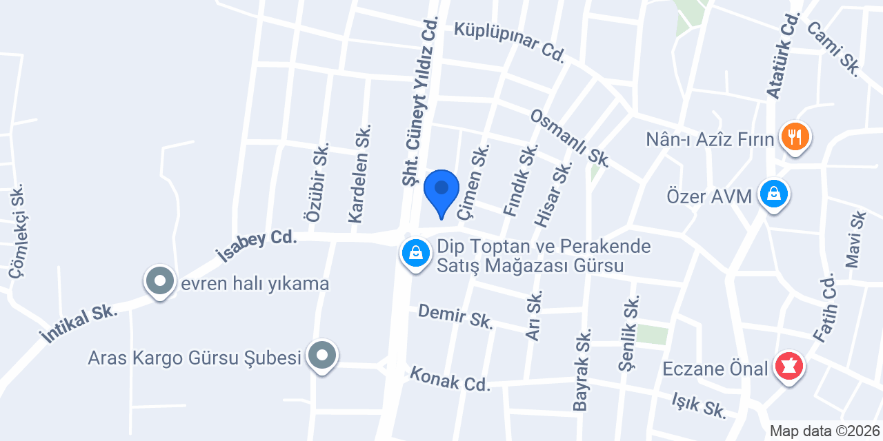 HAK İŞ MERKEZİ konumu