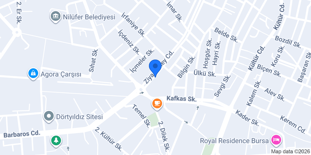 Mustafa Erkek Kuaförü konumu
