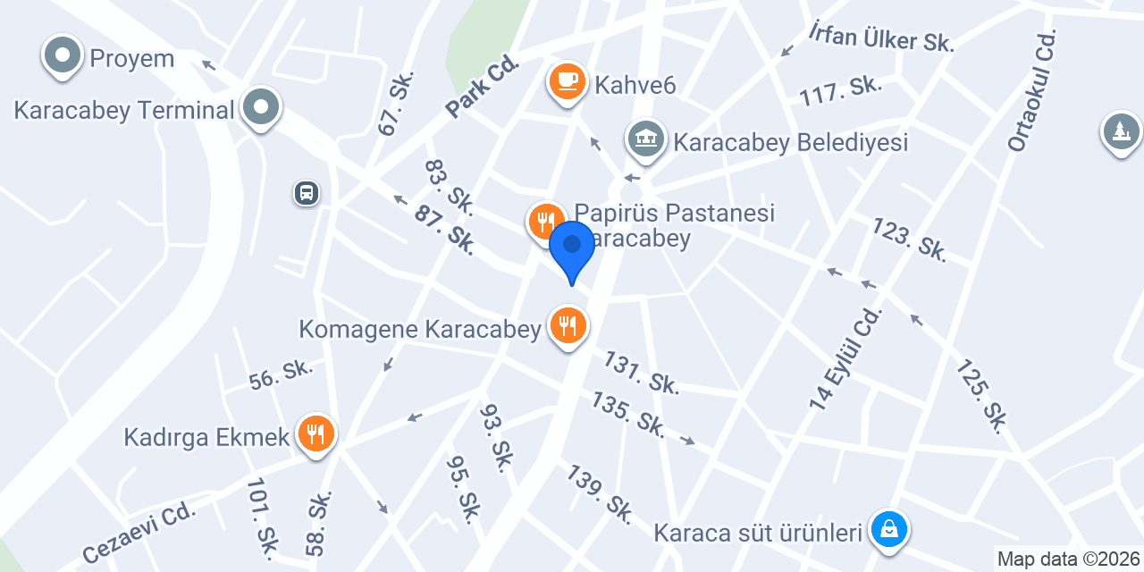 QNB Karacabey Şubesi konumu