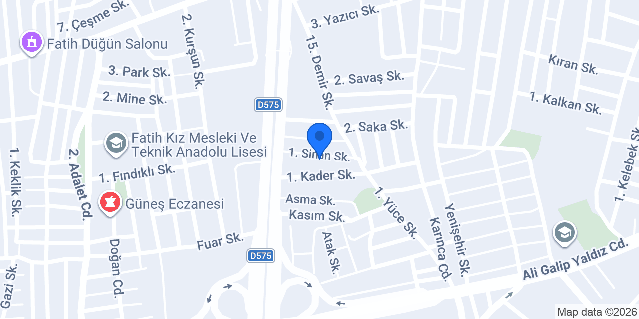 ÜsküplüAutoPerformance konumu