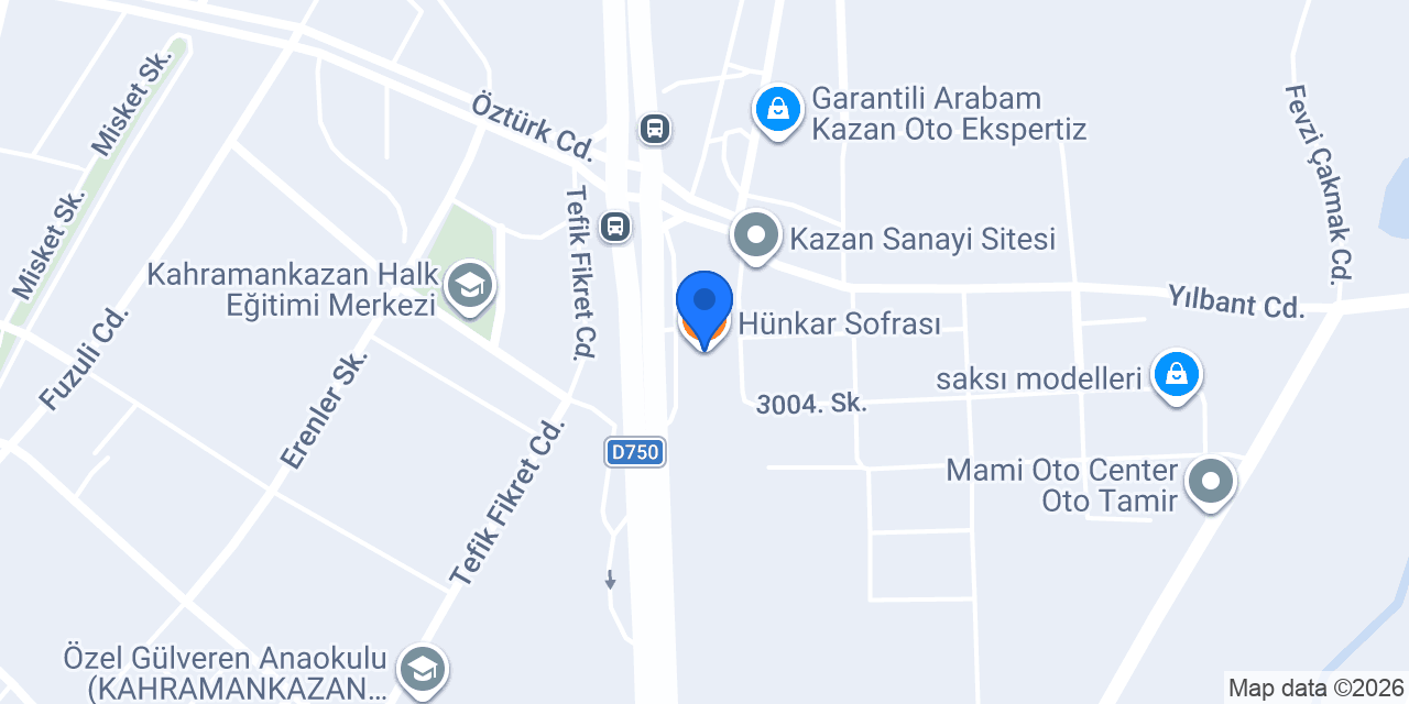 Hünkar Sofrası konumu