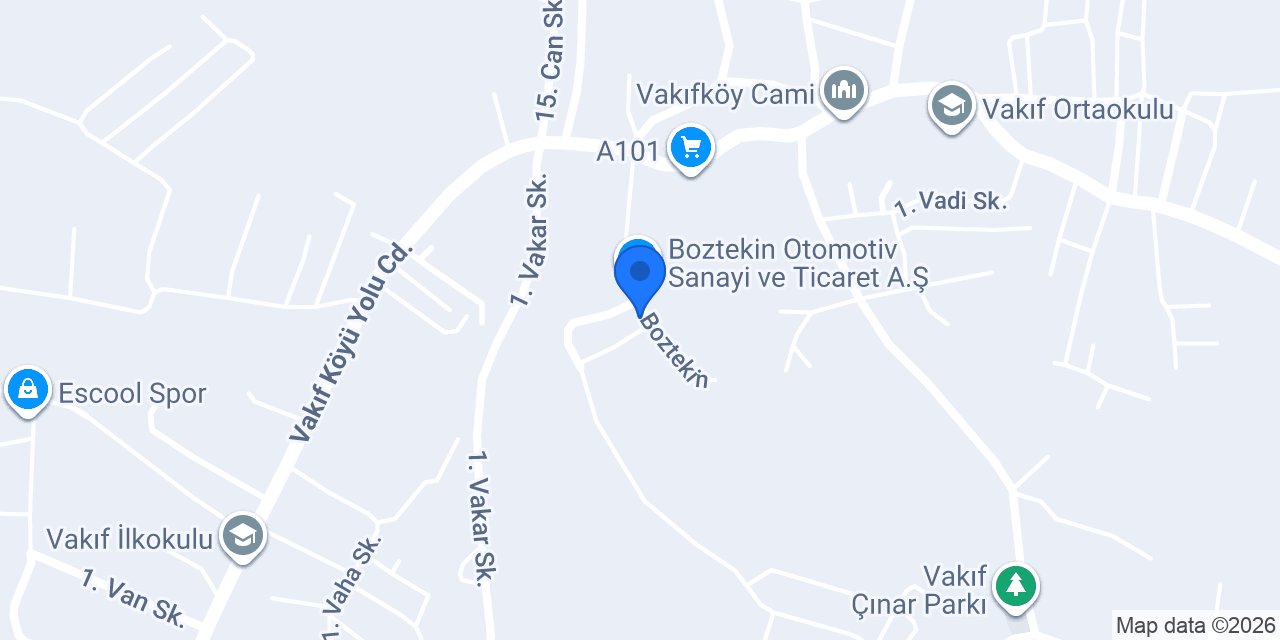 Vakıf Botanik konumu