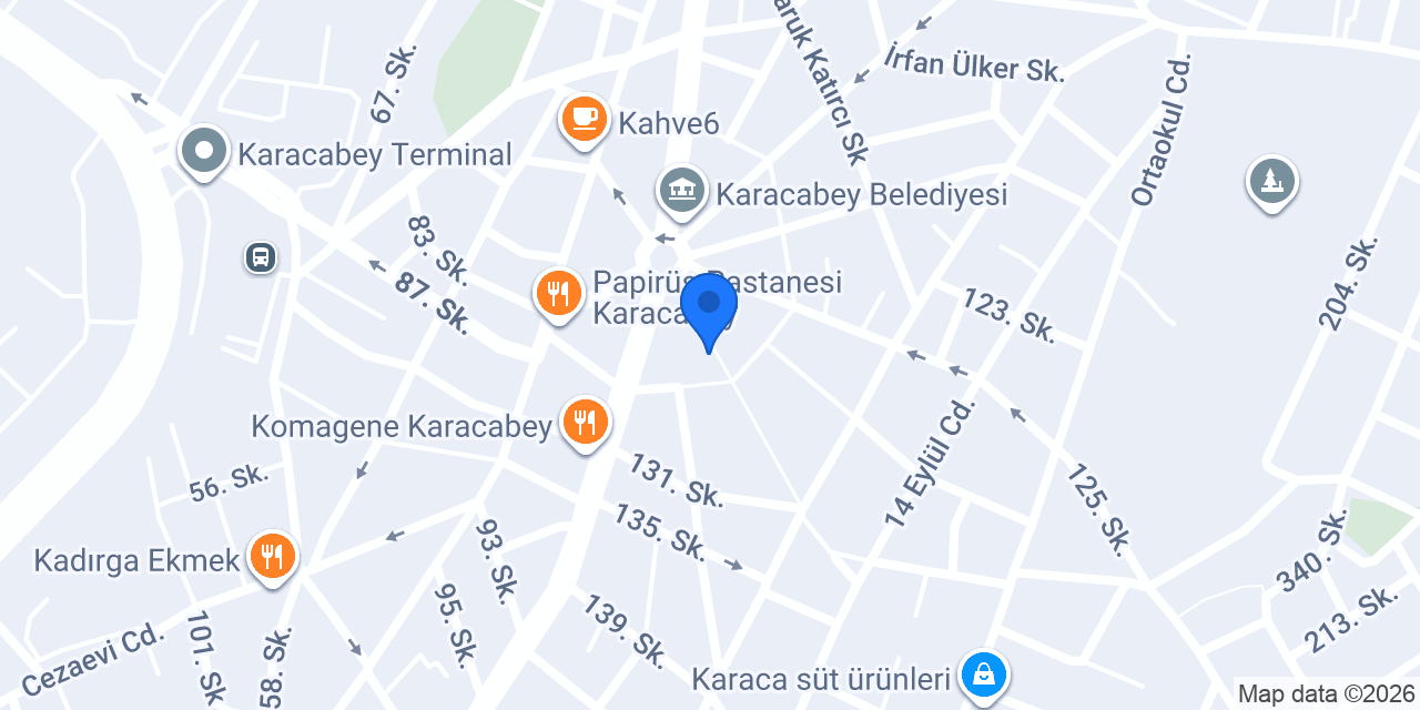 Karacabey Halk Eğitim Merkezi konumu