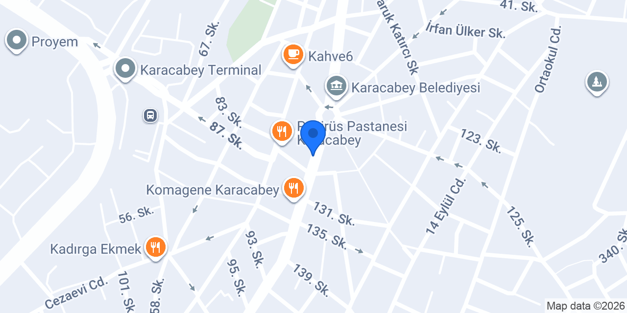 KARACABEY TAKSİ konumu