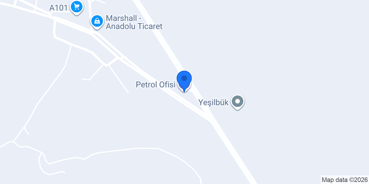 Petrol Ofisi konumu