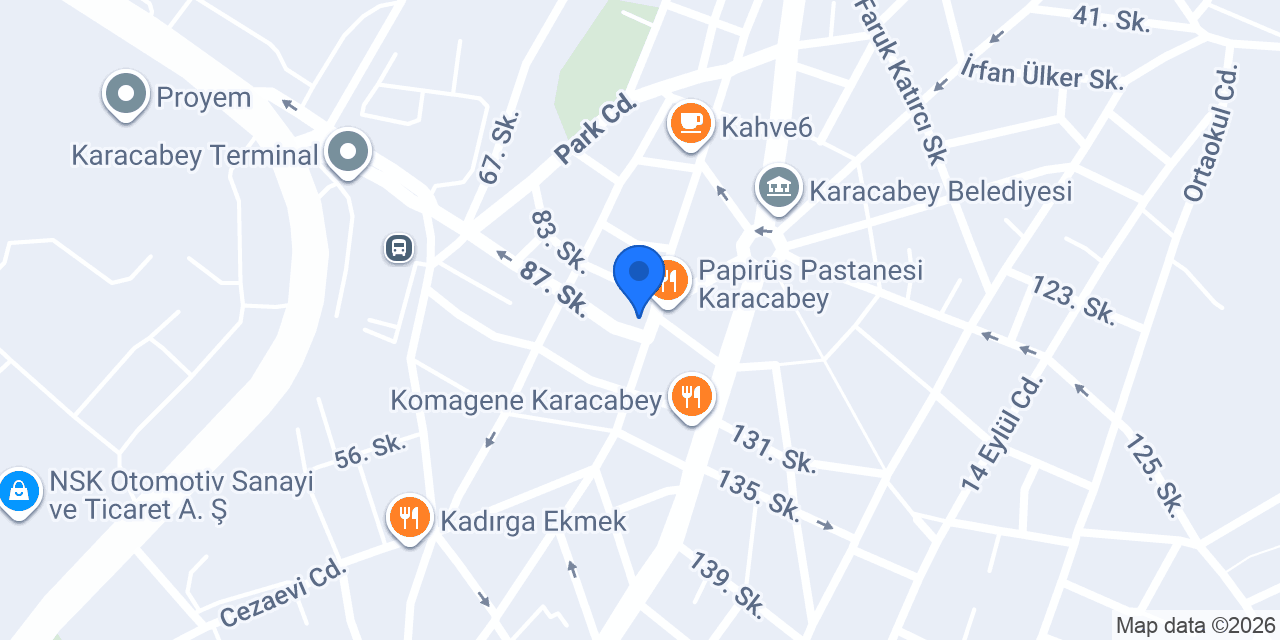 MEŞE Eczanesi konumu
