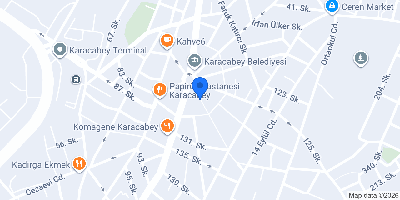 Diş Hekimi Kevser Yörür konumu