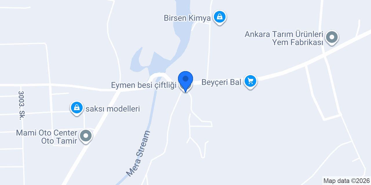 Eymen besi çiftliği konumu