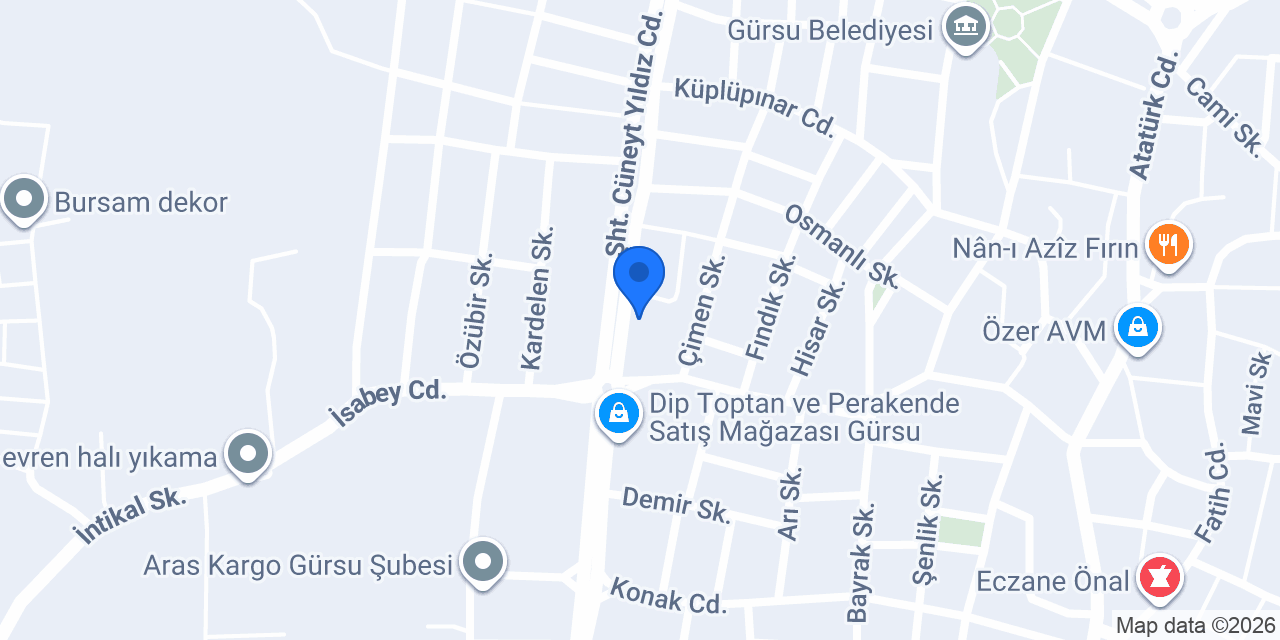 Zins bayan kuaförü konumu