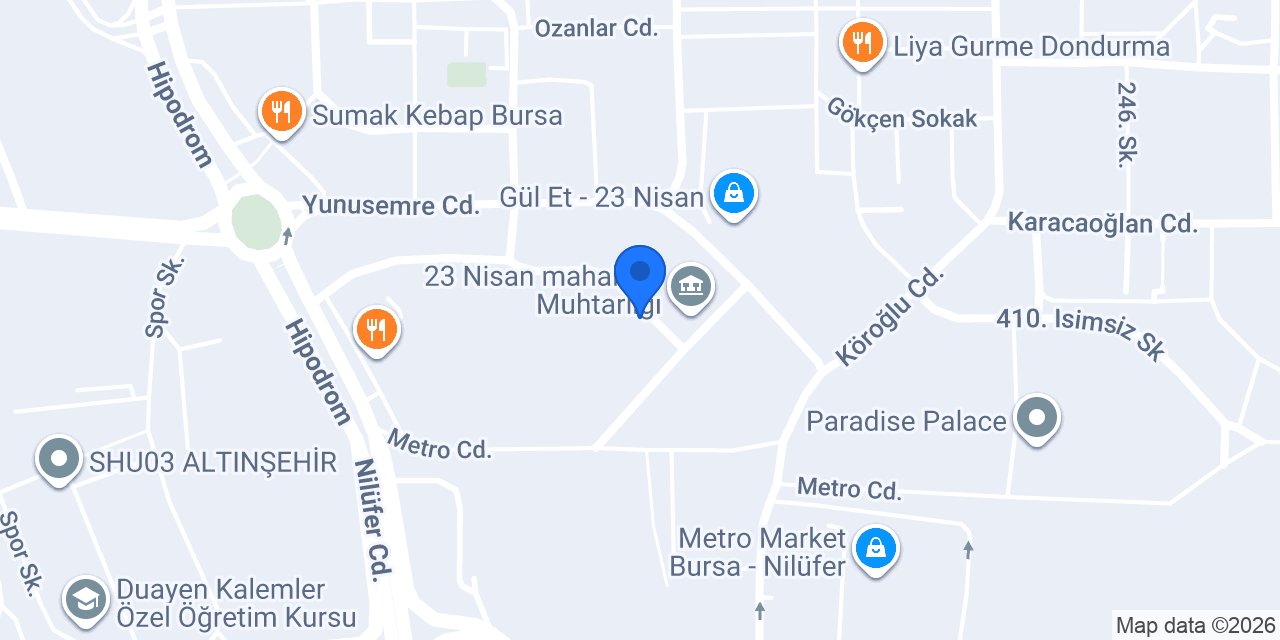 Antep Kuzu Lahmacun konumu
