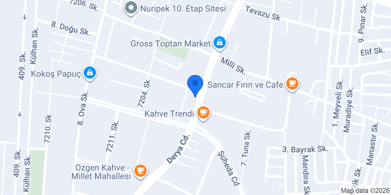 ÖZCANLAR PASTA EVİ konumu