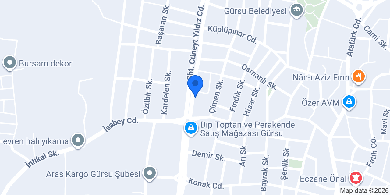 Sazende Çiğköfte konumu