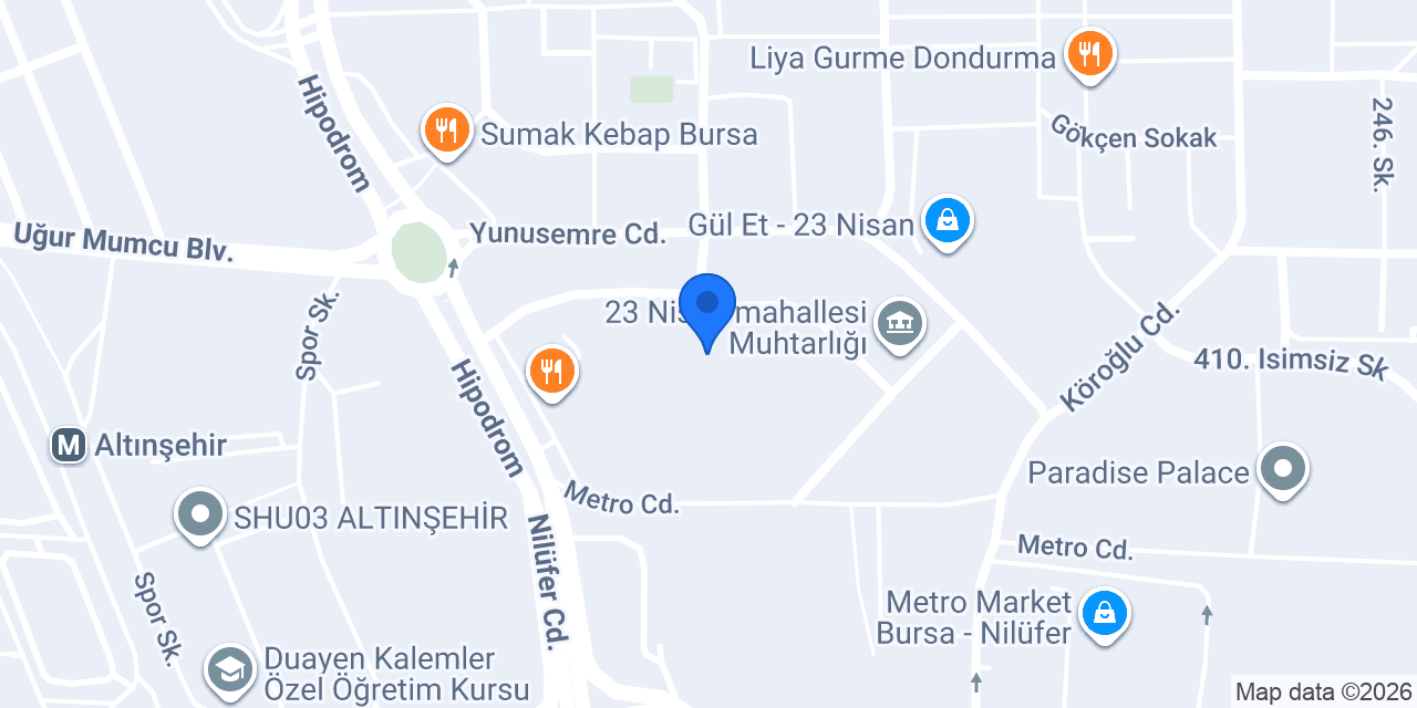 POP Pilates Studio konumu