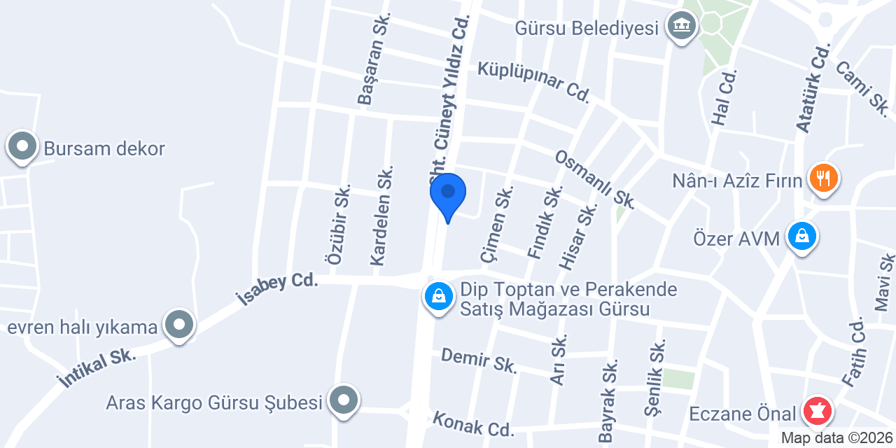 Uğur Kuaför konumu