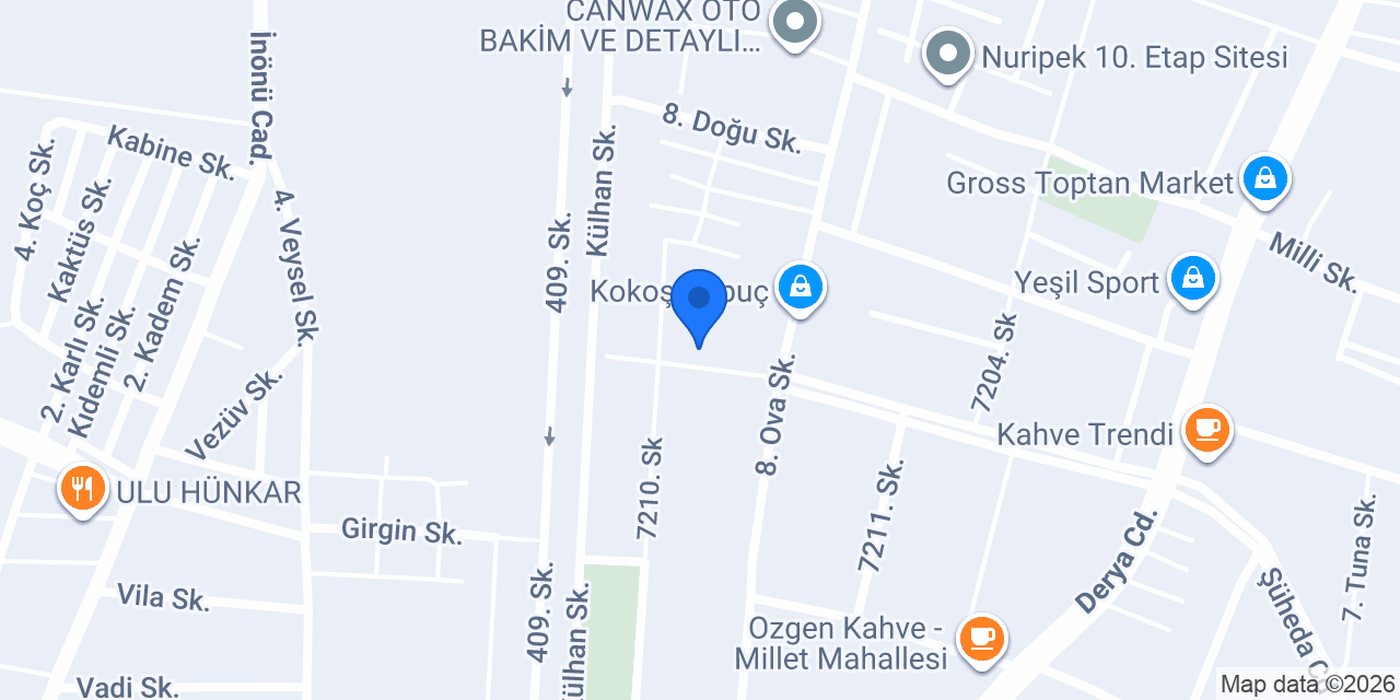 Hayal Çiçek konumu