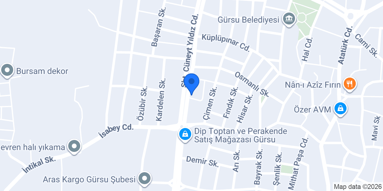 Cadde Manav konumu