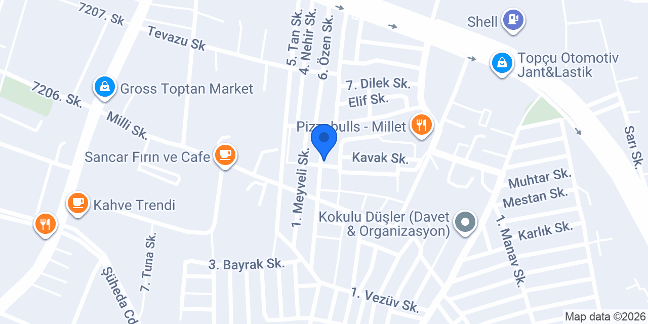 Durmaz Elektrik konumu
