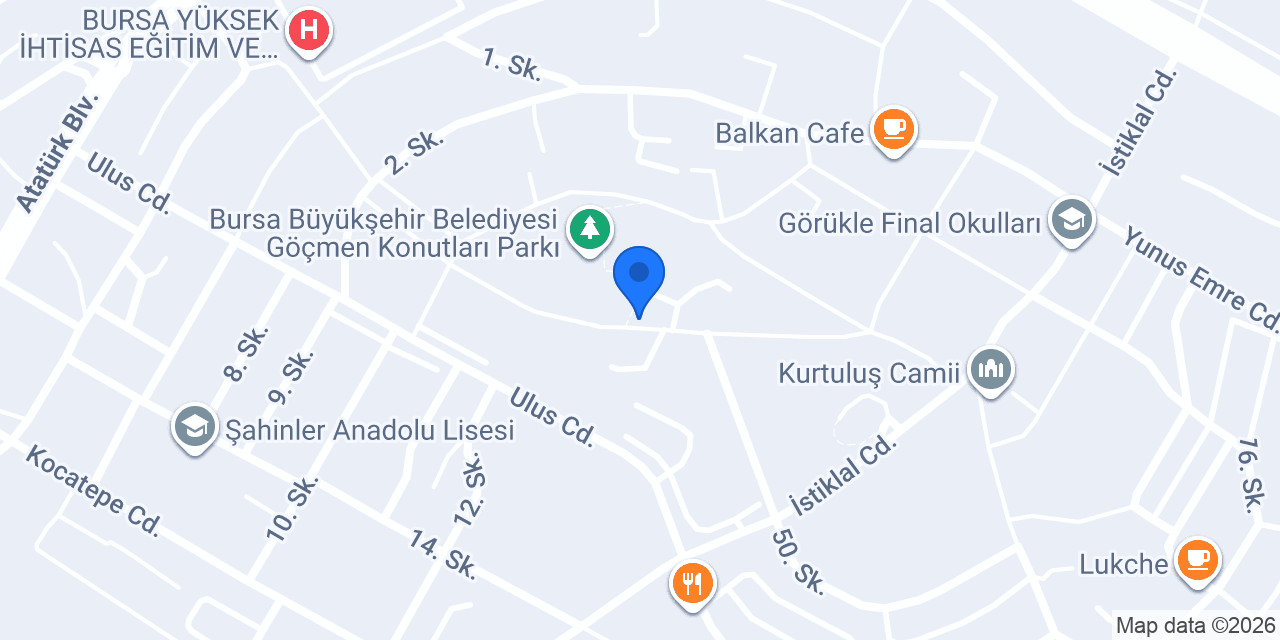 AEK Anaokulları konumu