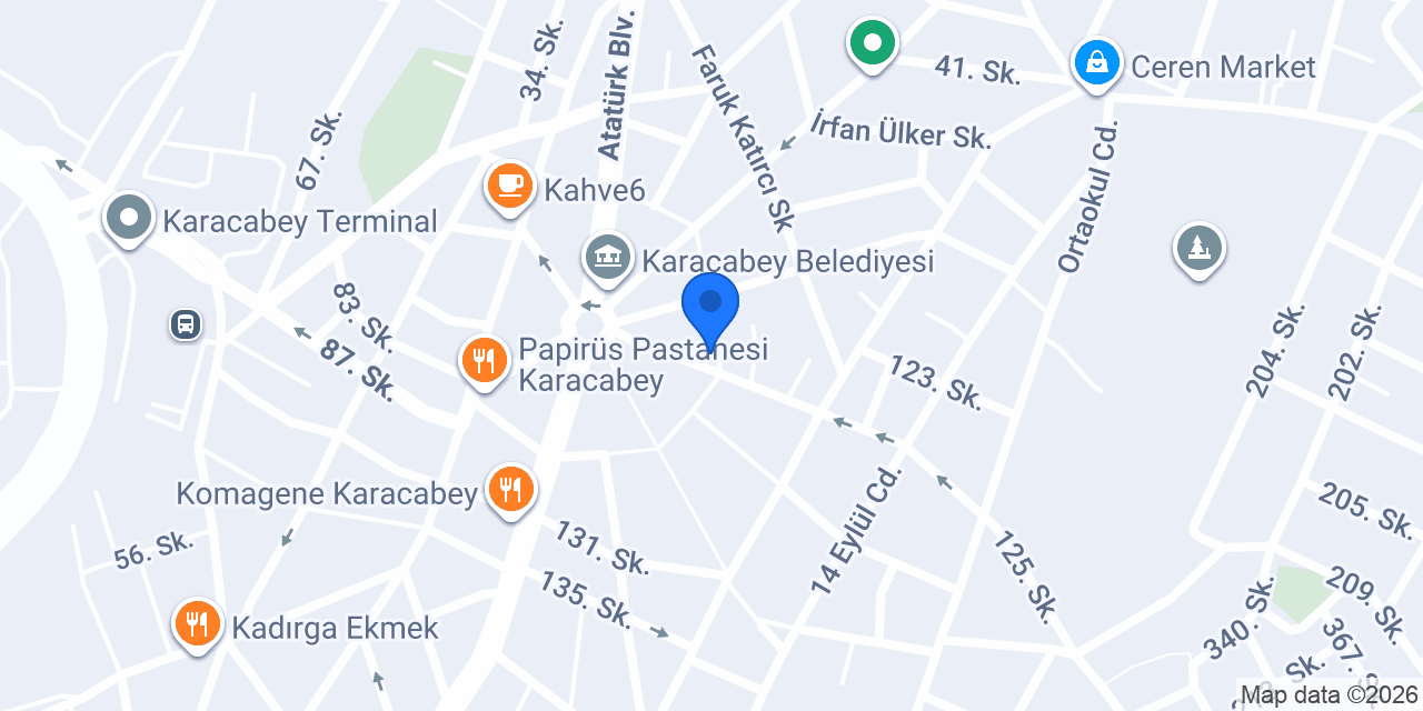 KARACABEY ESNAF KEFALET konumu