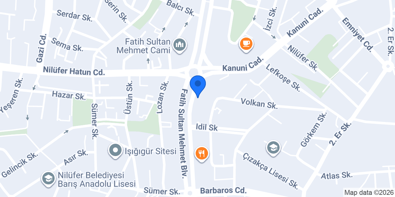 EasyCep Bursa Mağaza konumu